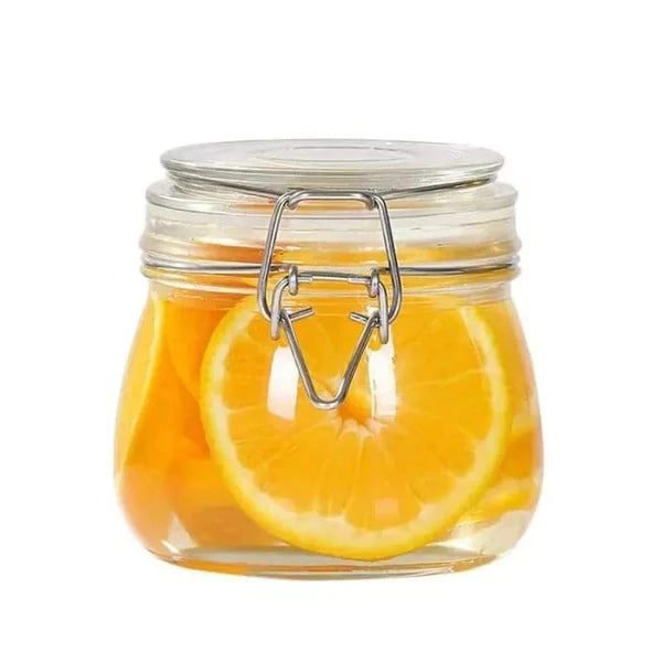 Airtight glass jar