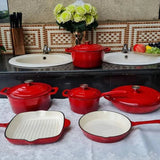 Enamel Cast iron cooking pots