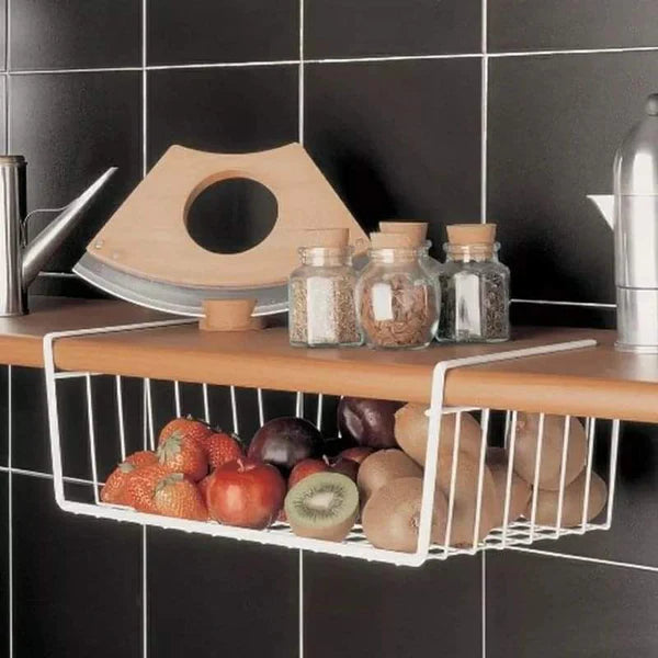 Multipurpose under the shelf storage mesh basket