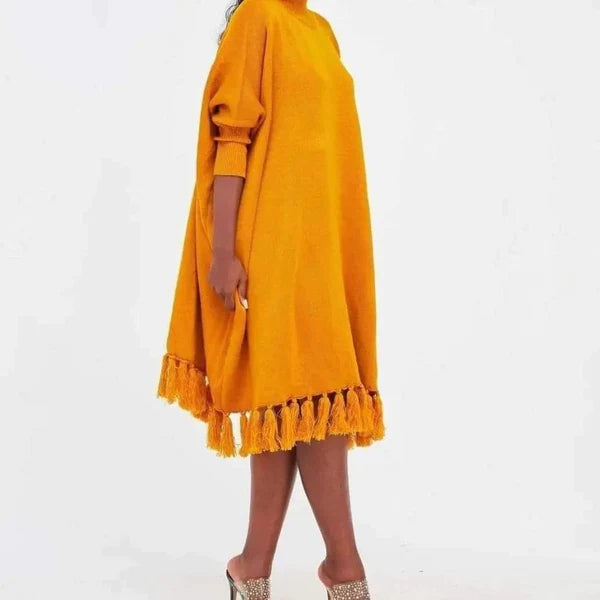 stylish classy woolen dress/poncho tops