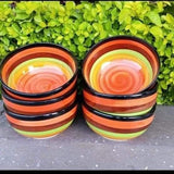 6pcs Ceramic Soup Bowls