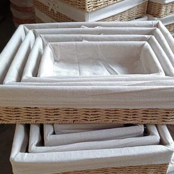 4 in 1 multipurpose woven Storage baskets