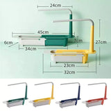 Multifunctional Telescopic Expandable Sink Organizer