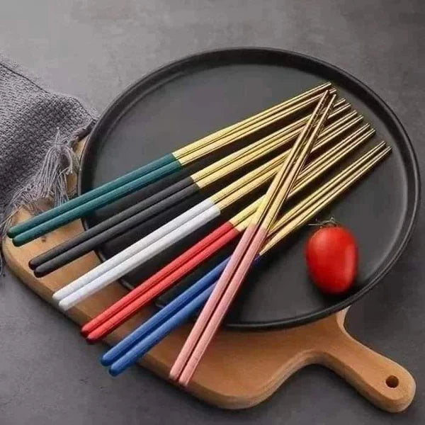 12pcs Stainless Chopsticks