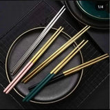 12pcs Stainless Chopsticks