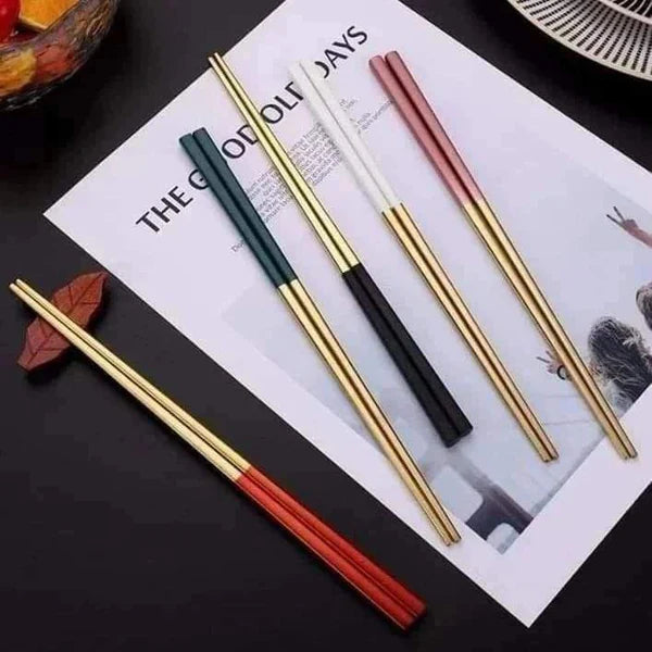 12pcs Stainless Chopsticks