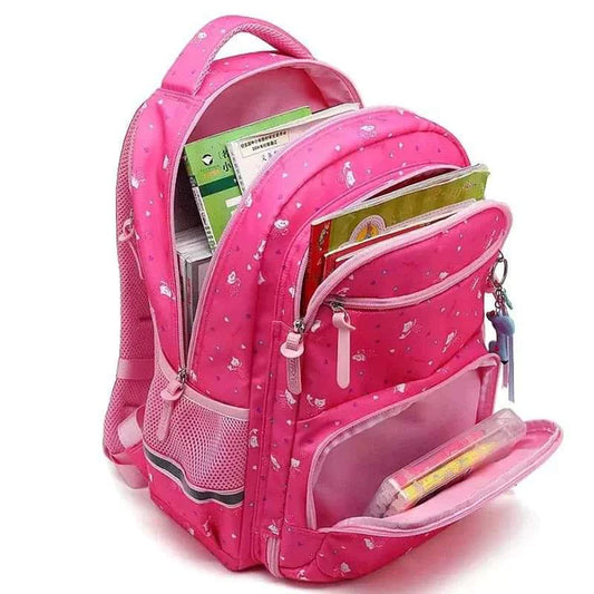 Colorful Pink Princess Babygirl Backpack