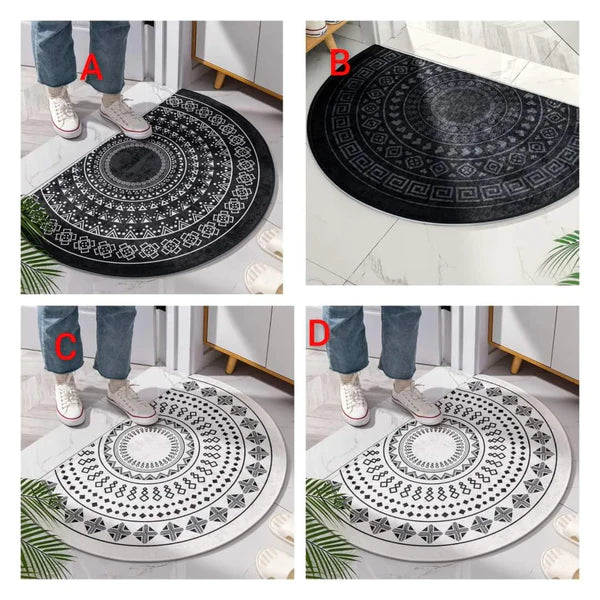 Nordic Style Semi Circle Entrance Door Mat