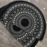 Nordic Style Semi Circle Entrance Door Mat