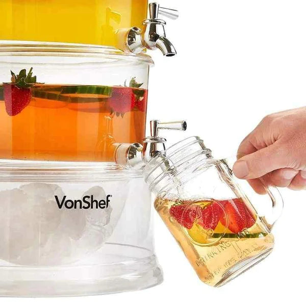 Transparent Juice Dispenser