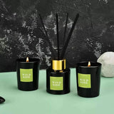 Home Fragrance Flameless Scents 50ml Reed Diffuser & 2pc scented candles