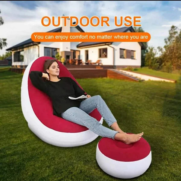 Mini Inflatable Seat + FootRest