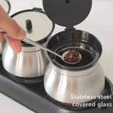 Stainless Steel Condiments Set