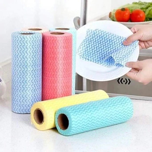 50Sheets/Roll Reusable Kitchen Tissue