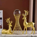 Two Golden deers