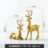 Two Golden deers