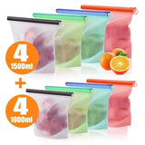 4pcs Silicon Fridge bags