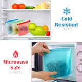 4pcs Silicon Fridge bags