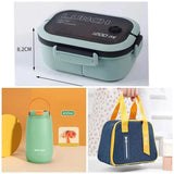 3 in 1 Double Layered Set Combo Microwaveable Lunch Box