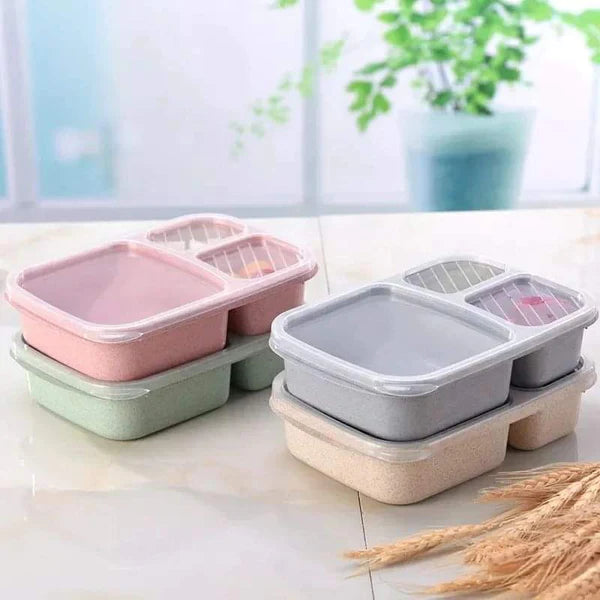 Wheat Straw Microwavable Lunch Box