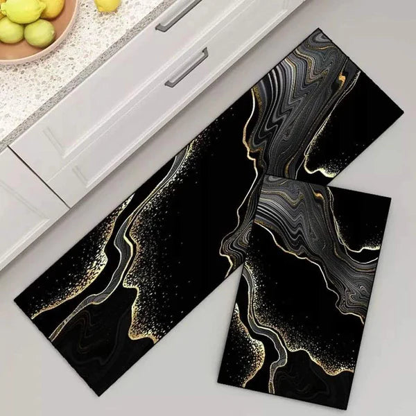 Quality Marbled Design Kitchen Anti-Slip Mats