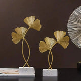 Light Luxury Metal Leaf Ornament