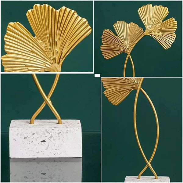 Light Luxury Metal Leaf Ornament