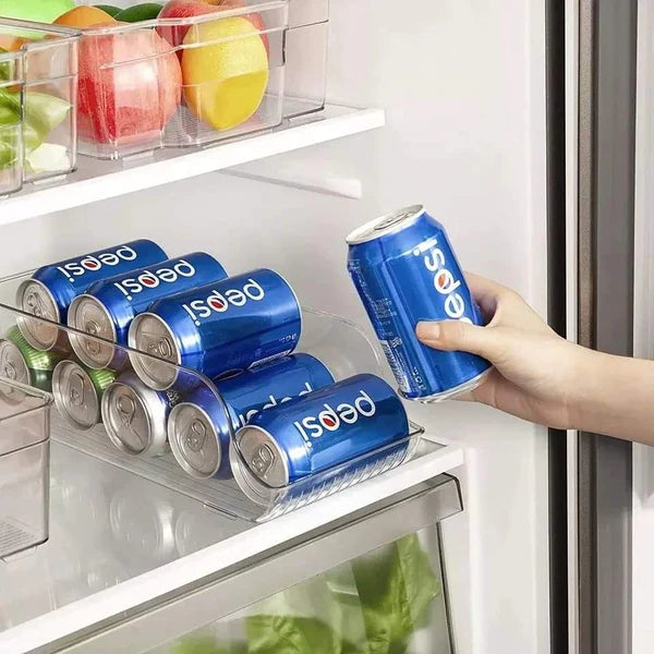 6pcs Stackable Storage Refrigerator Organizers