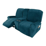 Velvet Recliner Sofa Covers 7 Seater