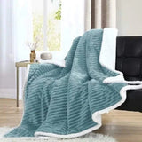 Flannel Sherpa Throw Blankets