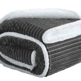 Flannel Sherpa Throw Blankets