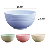 4pc Wheat Straw Bowls