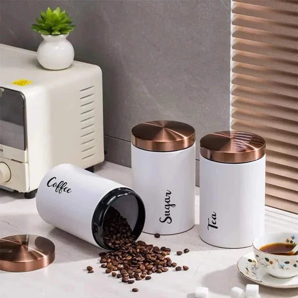 3in 1 Alloy Canisters Set