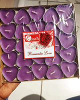 20pcs Scented Heart Shaped Candles