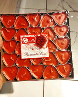 20pcs Scented Heart Shaped Candles