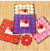 20pcs Scented Heart Shaped Candles