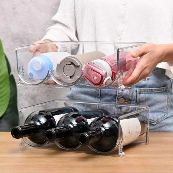 Triple Stackable Wine Bottle Rack