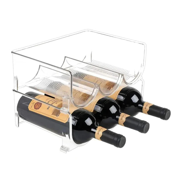 Triple Stackable Wine Bottle Rack