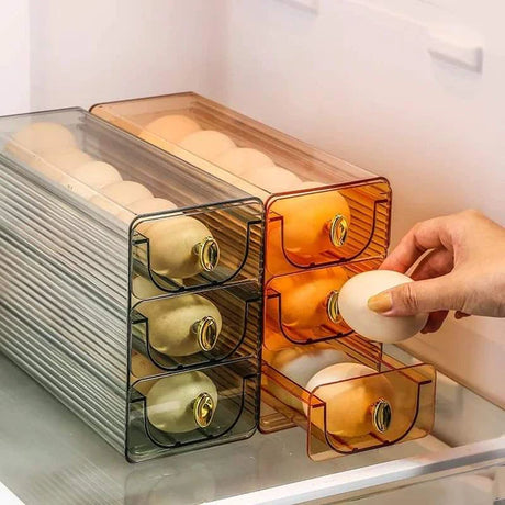 Transparent Acrylic Egg Organizer