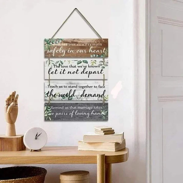 Wooden Themed Wall hangings