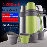 Double cap vacuum Flask 1.2Litres