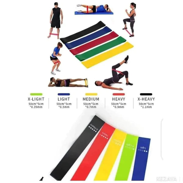 5pcs Resistance Bands