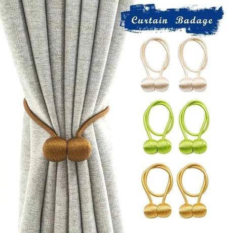 2pcs Magnetic Curtain Holders