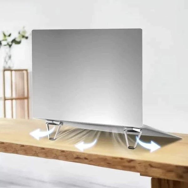 Metallic Foldable Laptop Stand