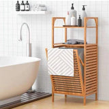 Bamboo Bathroom hamper Laundry Basket