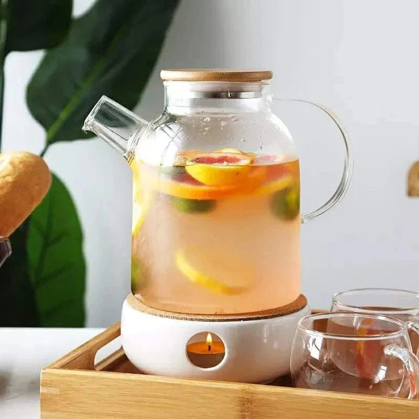 Borosilicate tea pot 1.2L