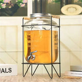 Beverage Dispenser with a metallic stand