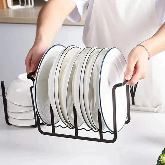 Iron kitchen dish drying rack shelf