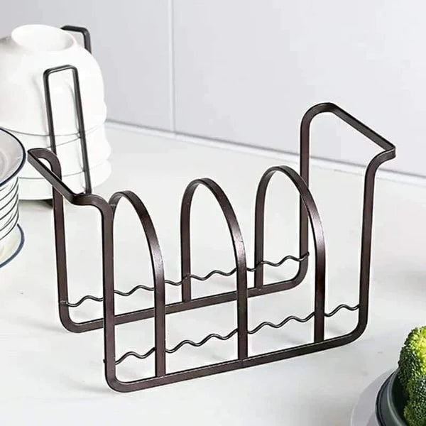 Iron kitchen dish drying rack shelf