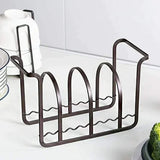 Iron kitchen dish drying rack shelf